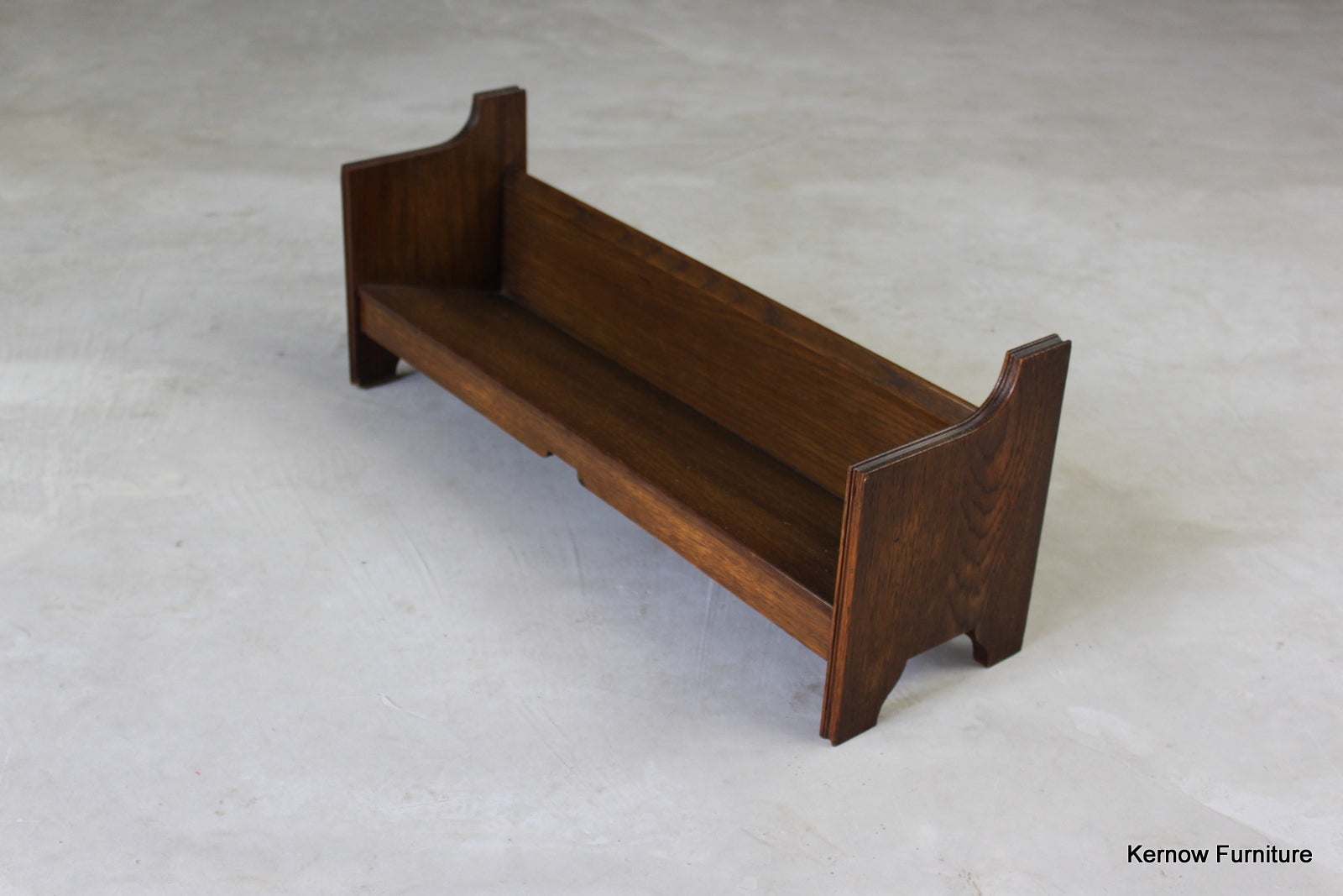 Early 20th Century Oak Book Trough - Kernow Furniture