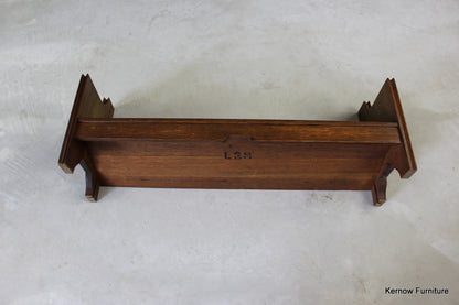 Early 20th Century Oak Book Trough - Kernow Furniture