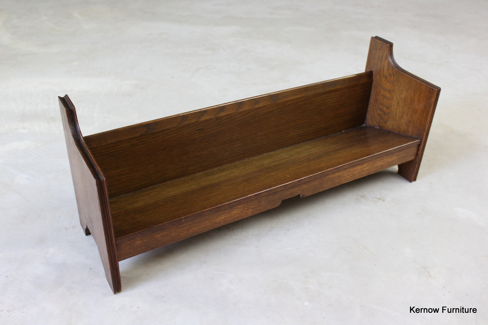 Early 20th Century Oak Book Trough - Kernow Furniture