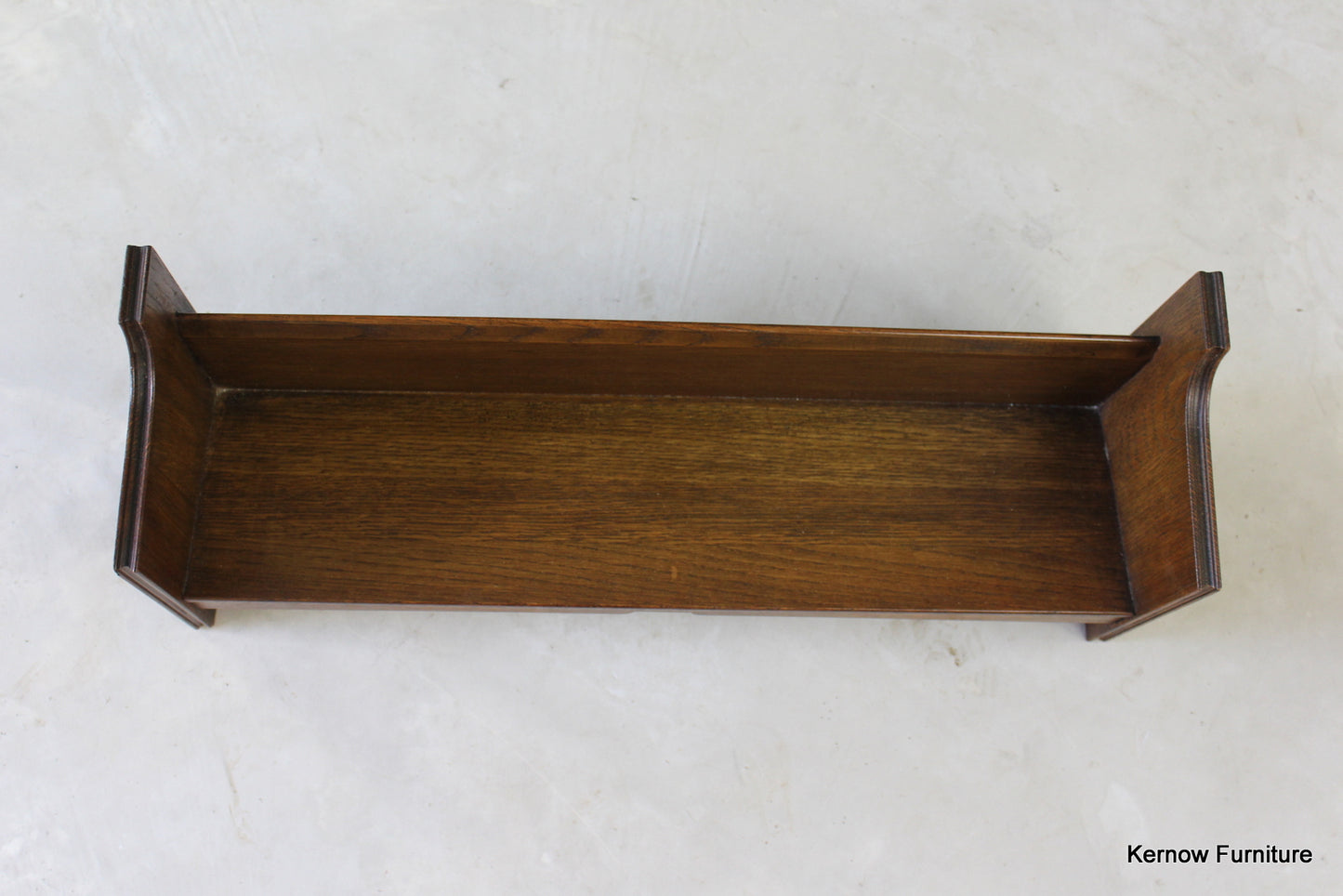 Early 20th Century Oak Book Trough - Kernow Furniture