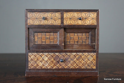 Japanese Marquetry Jewellery Box - Kernow Furniture