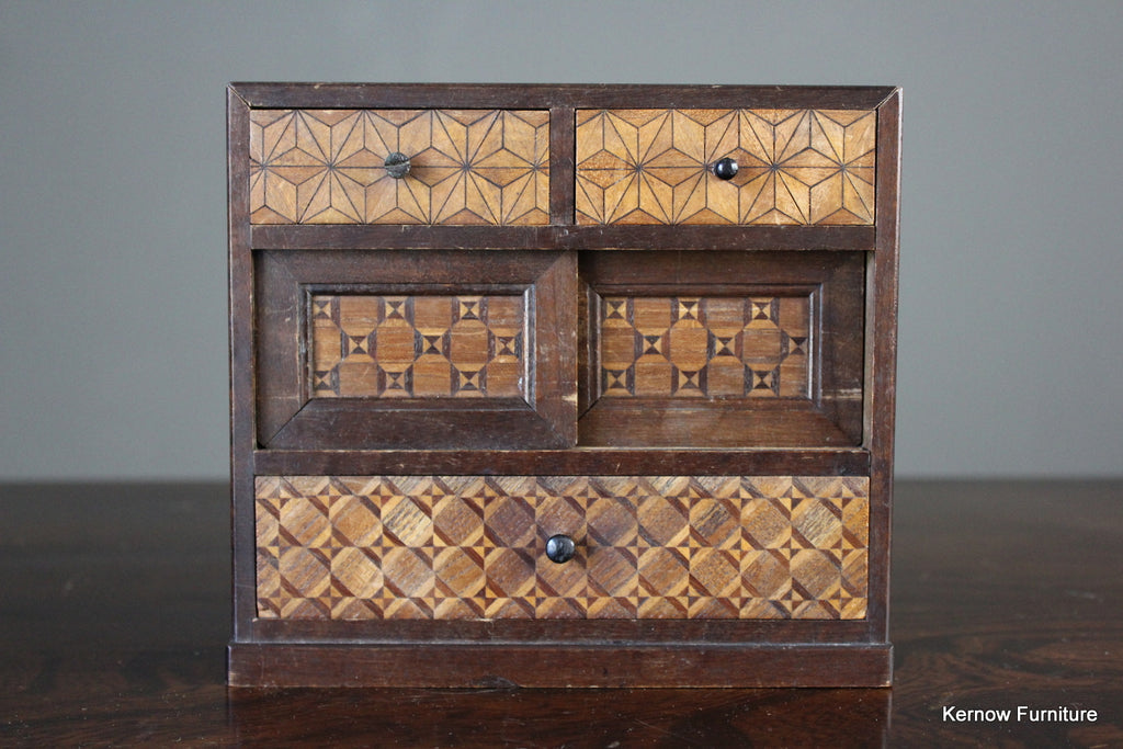 Japanese Marquetry Jewellery Box - Kernow Furniture