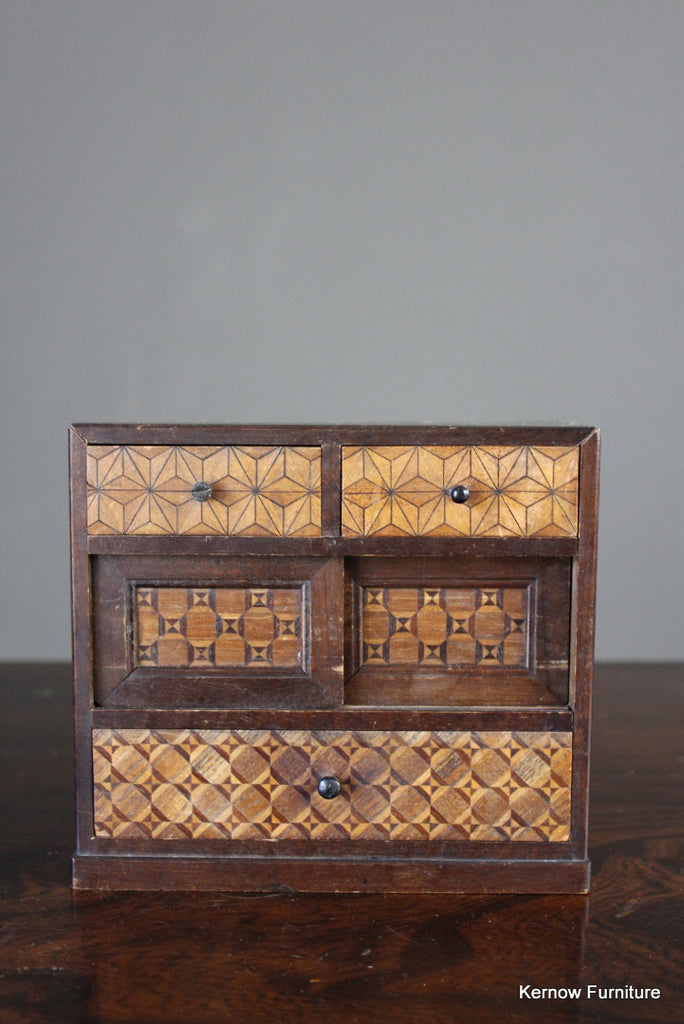 Japanese Marquetry Jewellery Box - Kernow Furniture
