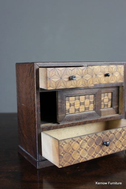 Japanese Marquetry Jewellery Box - Kernow Furniture