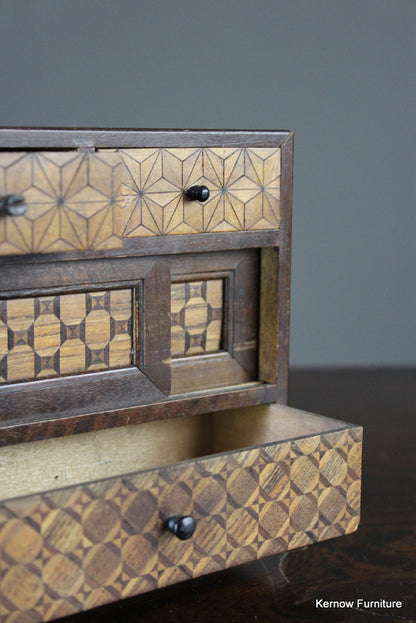 Japanese Marquetry Jewellery Box - Kernow Furniture