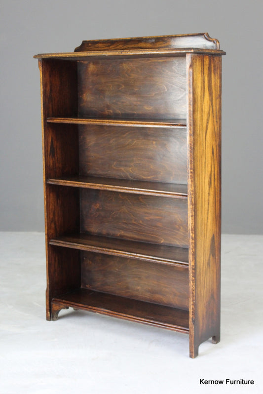 Freestanding Oak Bookcase - Kernow Furniture