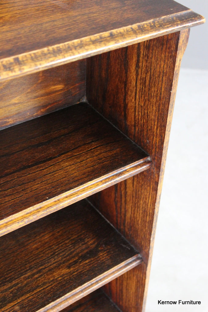 Freestanding Oak Bookcase - Kernow Furniture