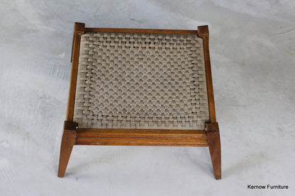 1950s Oak Footstool - Kernow Furniture