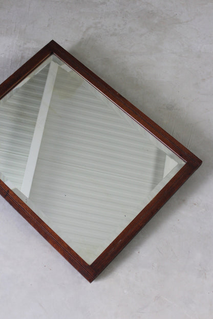 Mahogany Wall Mirror - Kernow Furniture