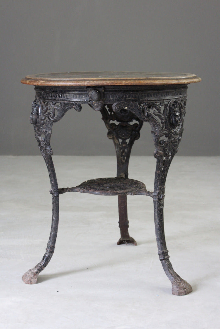 A. Reynolds Cast Iron Pub Table - Kernow Furniture