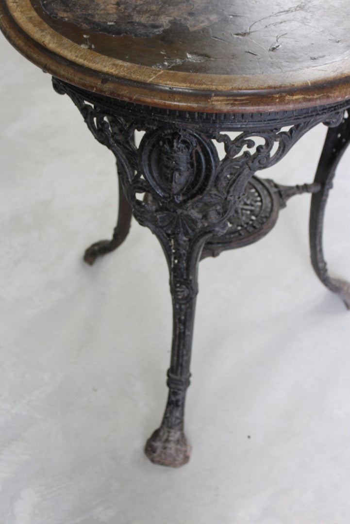 A. Reynolds Cast Iron Pub Table - Kernow Furniture