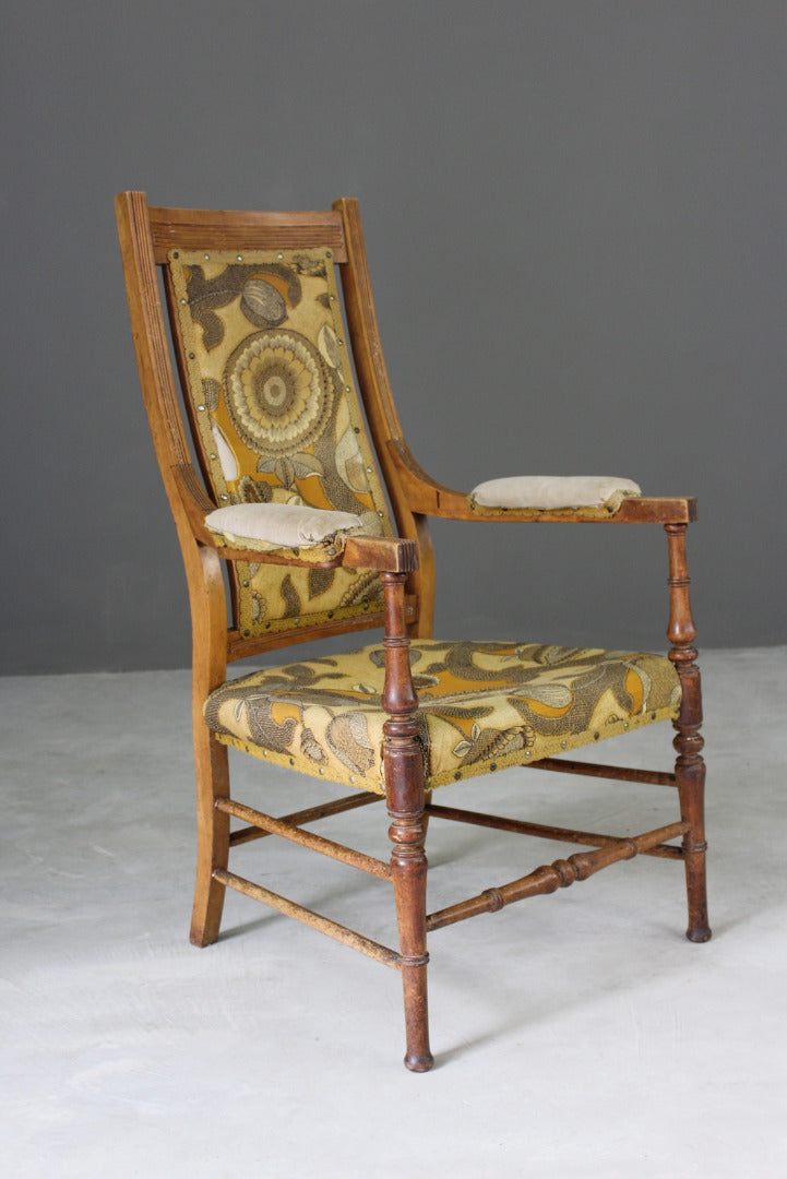 Edwardian Open Armchair - Kernow Furniture