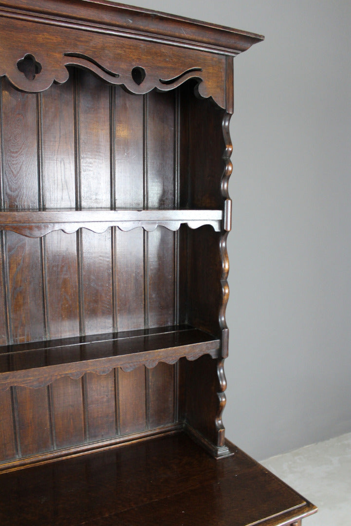 Early 20th Century Dark Oak Dresser - Kernow Furniture