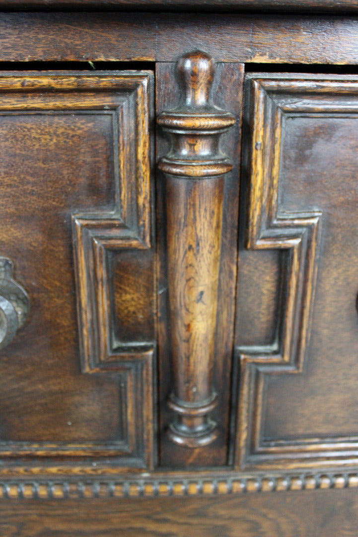 Early 20th Century Dark Oak Dresser - Kernow Furniture