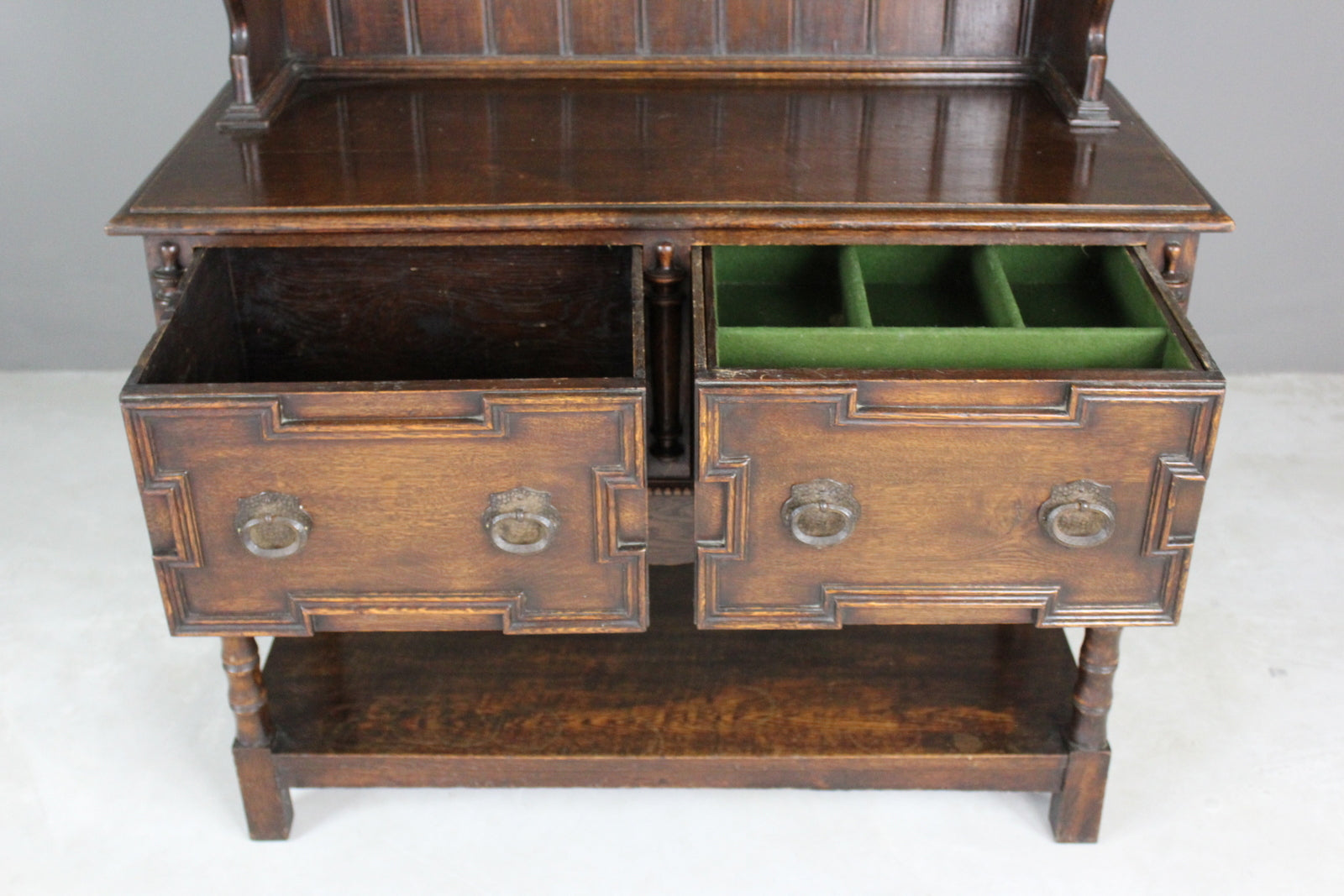 Early 20th Century Dark Oak Dresser - Kernow Furniture