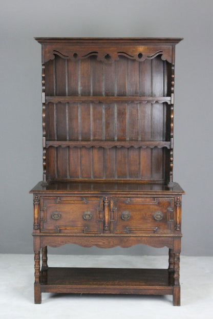 Early 20th Century Dark Oak Dresser - Kernow Furniture