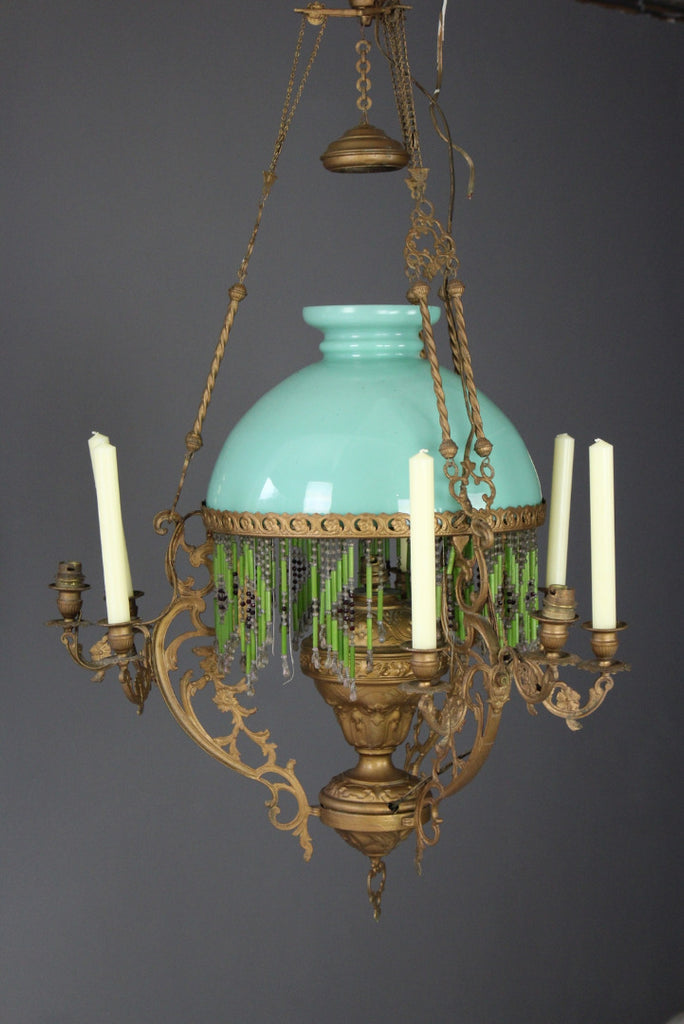 French Oil Lamp Chandelier - Kernow Furniture