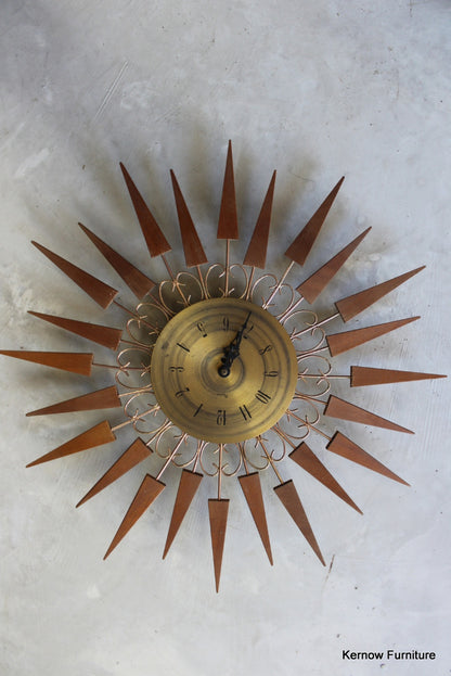 Paico Sunburst Clock - Kernow Furniture