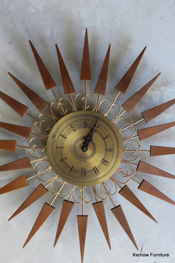 Paico Sunburst Clock - Kernow Furniture