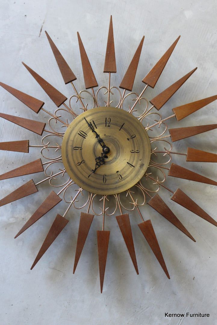 Paico Sunburst Clock - Kernow Furniture