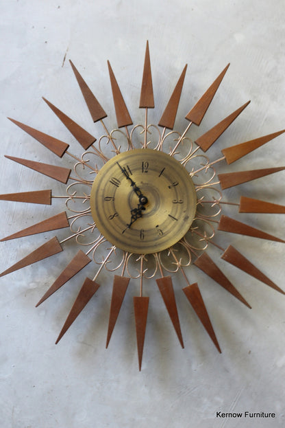 Paico Sunburst Clock - Kernow Furniture