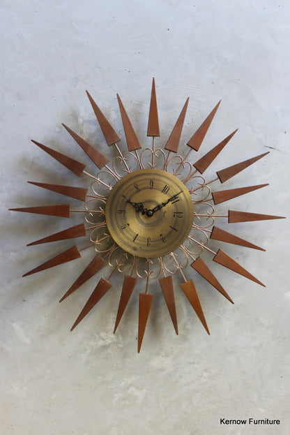 Paico Sunburst Clock - Kernow Furniture