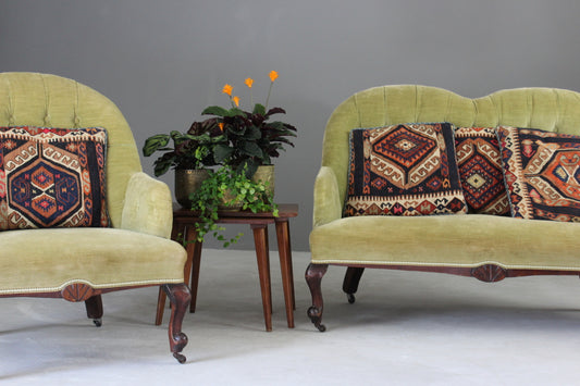 Victorian Sofa & Armchair - Kernow Furniture