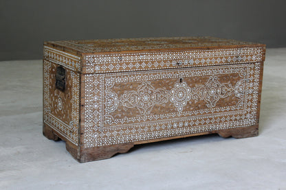 Syrian Inlaid Blanket Box - Kernow Furniture