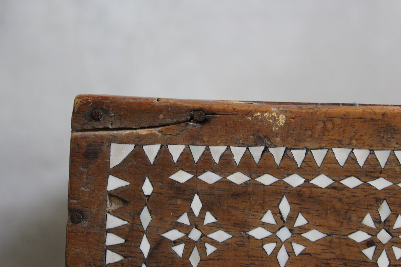 Syrian Inlaid Blanket Box - Kernow Furniture