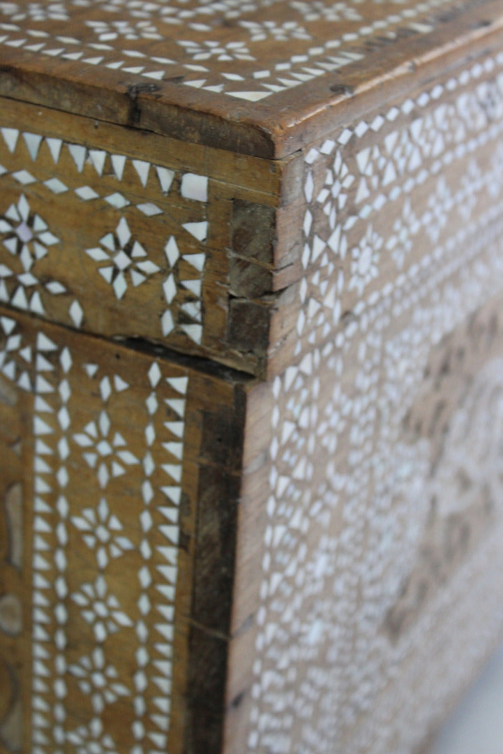 Syrian Inlaid Blanket Box - Kernow Furniture