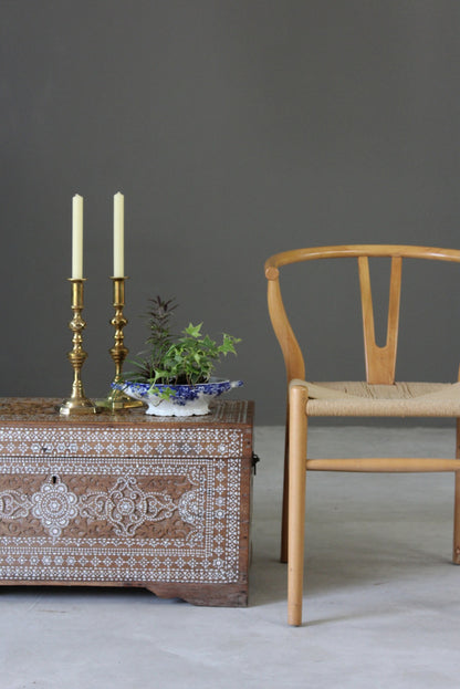 Syrian Inlaid Blanket Box - Kernow Furniture