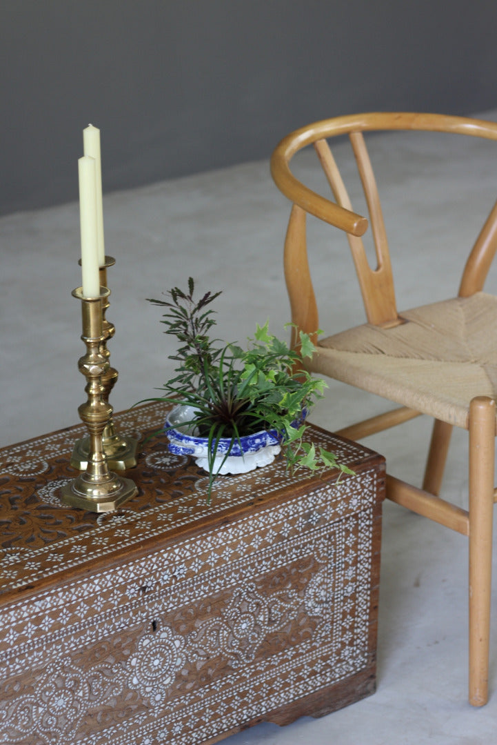 Syrian Inlaid Blanket Box - Kernow Furniture