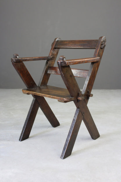 Rustic Glastonbury Chair - Kernow Furniture