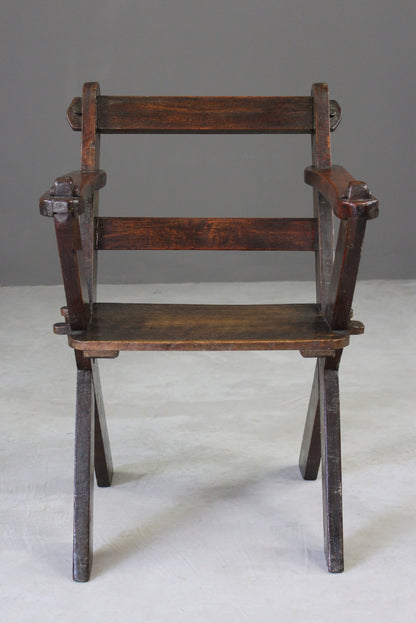 Rustic Glastonbury Chair - Kernow Furniture