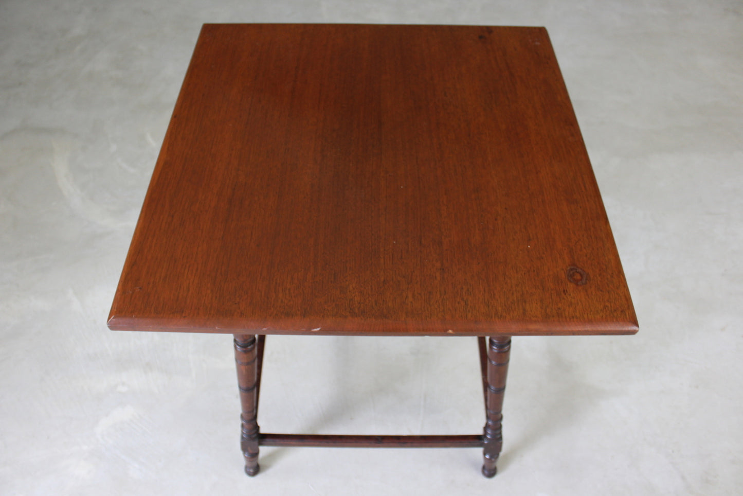 Victorian Mahogany Square Side Table - Kernow Furniture