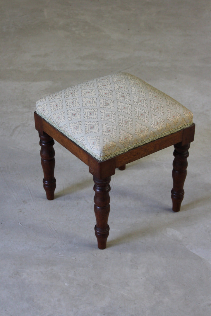 Mahogany Dressing Stool - Kernow Furniture