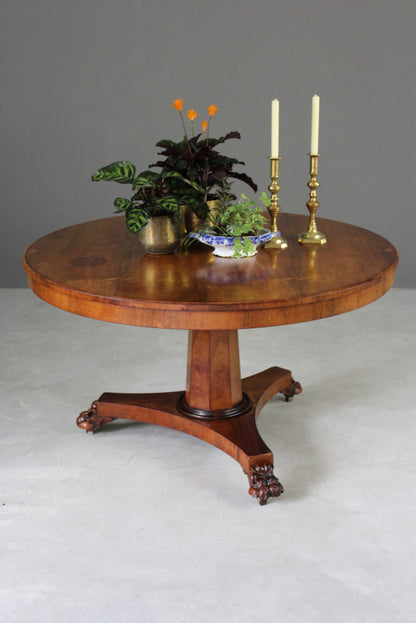 Early 19th Century Rosewood Tilt Top Table - Kernow Furniture