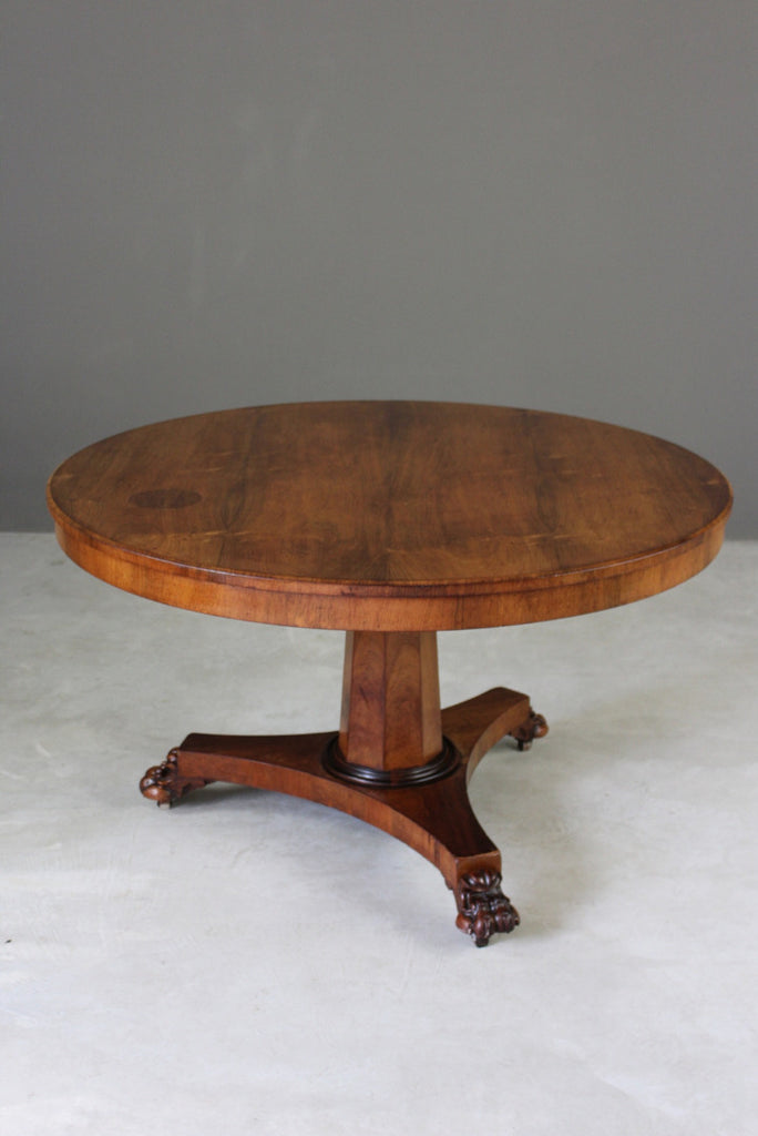 Early 19th Century Rosewood Tilt Top Table - Kernow Furniture