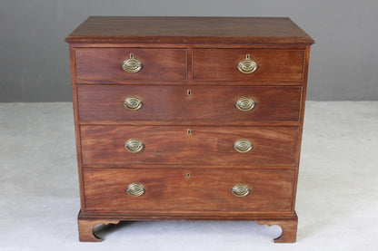 Georgian Mahogany Chest of Drawers - Kernow Furniture