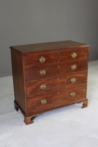 Georgian Mahogany Chest of Drawers - Kernow Furniture