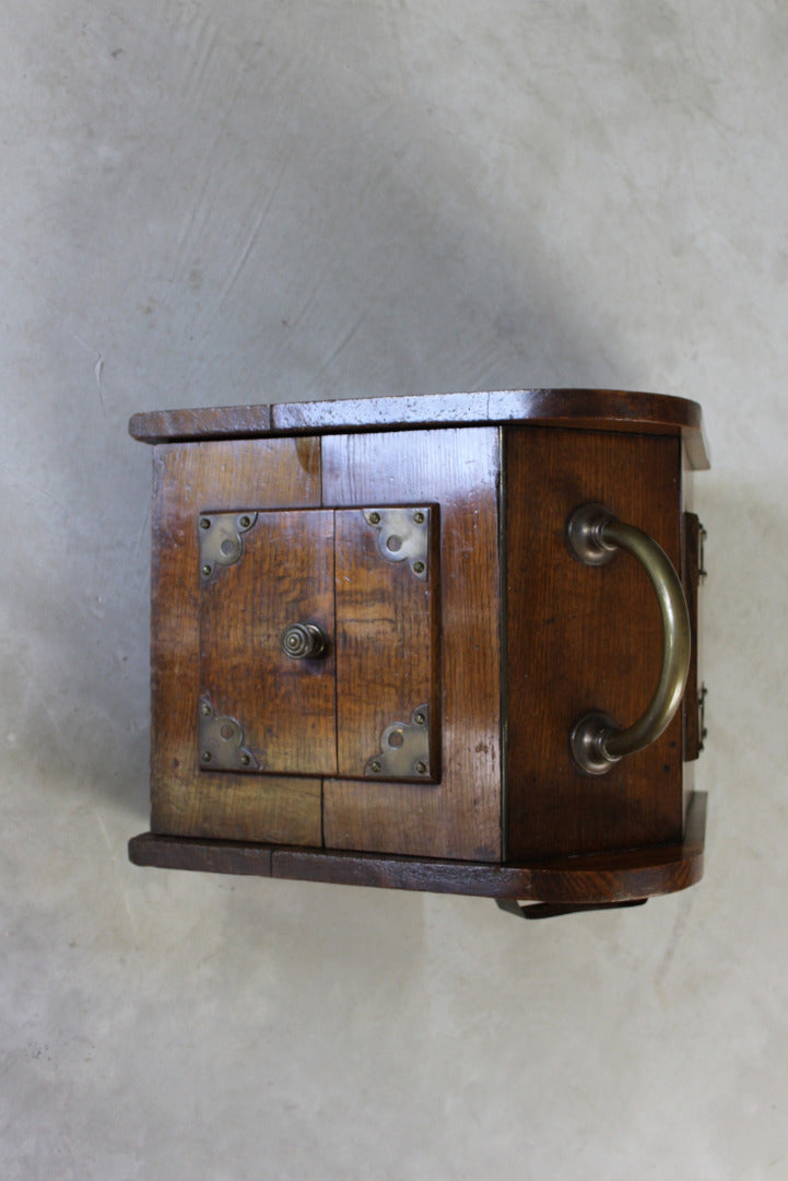 Victorian Oak Coal Scuttle - Kernow Furniture