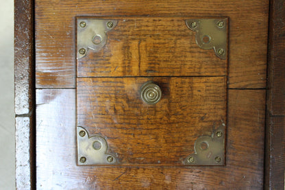 Victorian Oak Coal Scuttle - Kernow Furniture