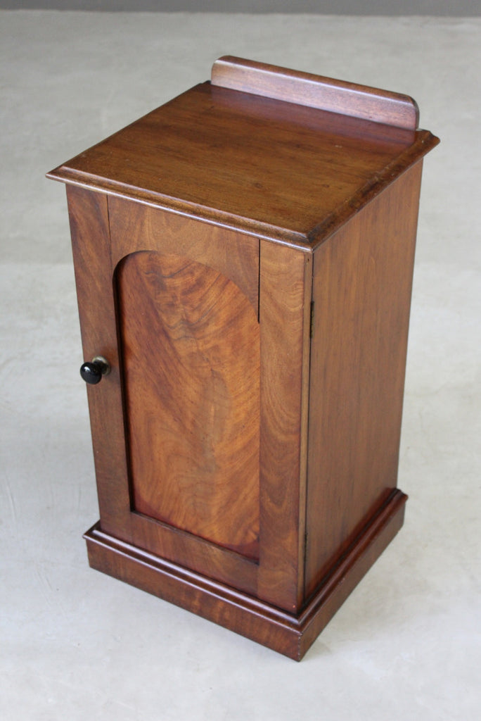 Victorian Mahogany Bedside Cabinet - Kernow Furniture