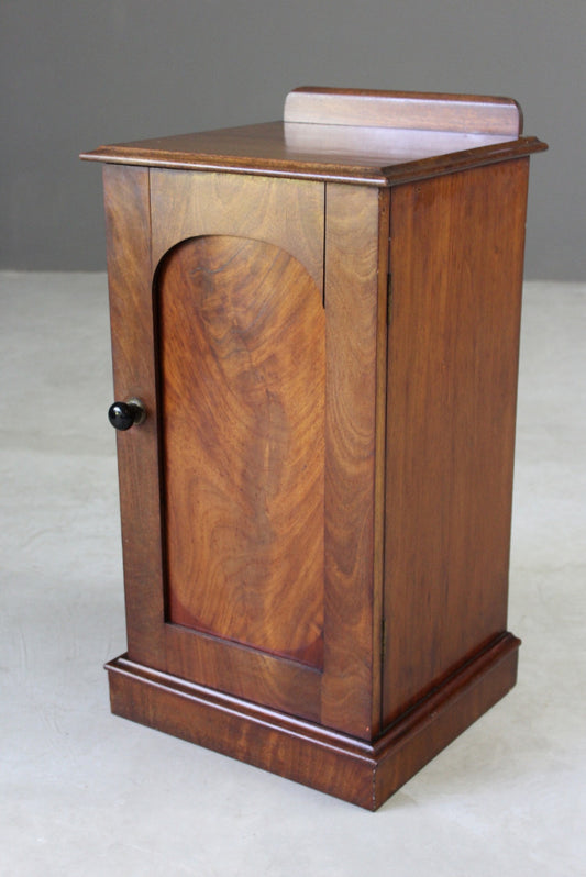 Victorian Mahogany Bedside Cabinet - Kernow Furniture