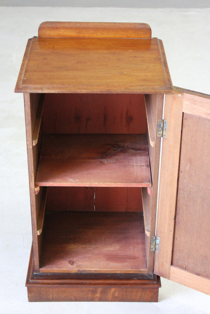 Victorian Mahogany Bedside Cabinet - Kernow Furniture