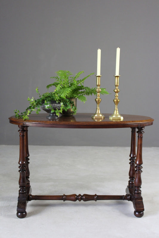 Victorian Oval Occasional Table - Kernow Furniture