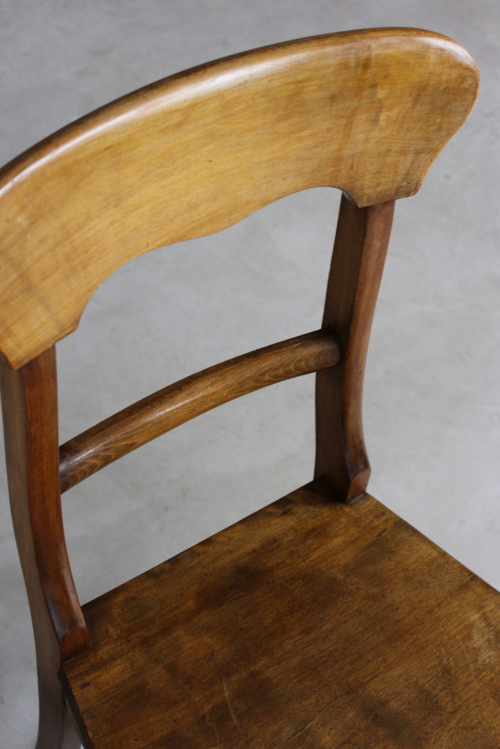 Pair Victorian Kitchen Chairs - Kernow Furniture