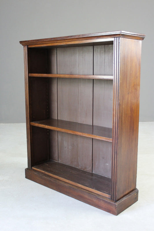 Mahogany Freestanding Bookcase - Kernow Furniture