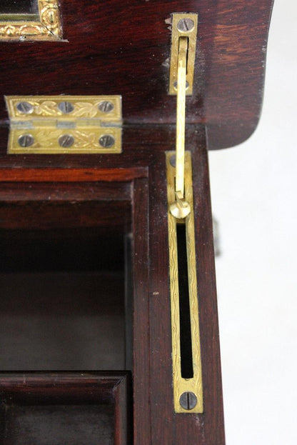 French Ebonised Work Table - Kernow Furniture