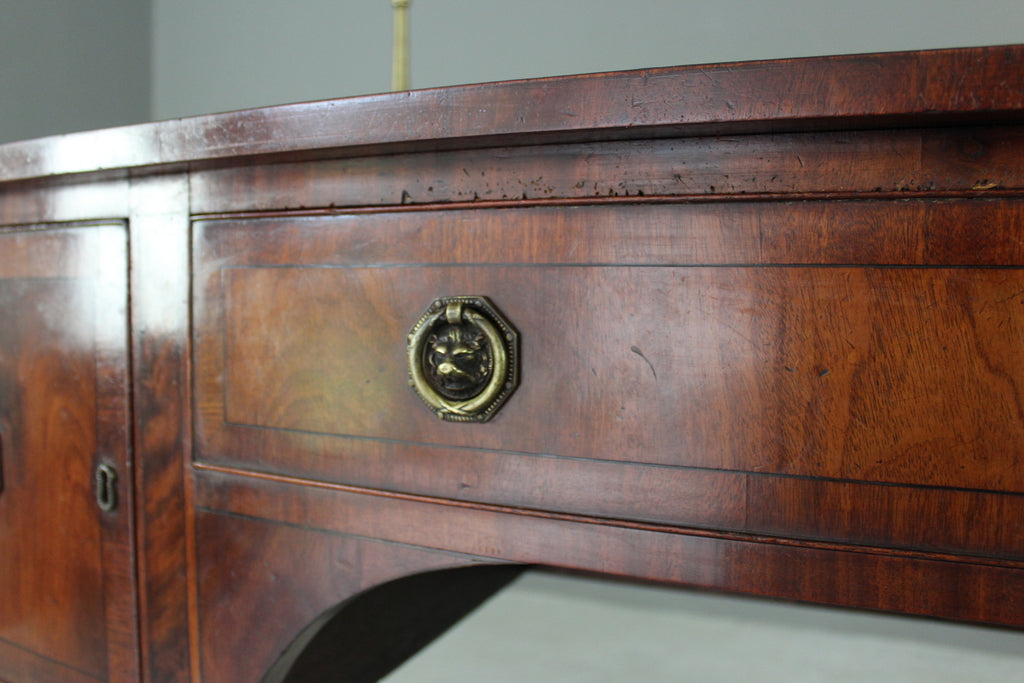 Early 19th Century Bow Front Sideboard - Kernow Furniture